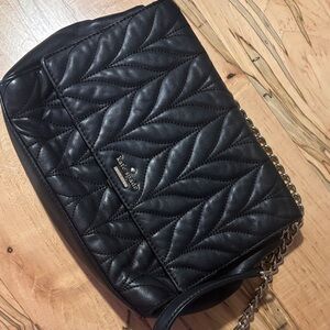 Kate Spade Black Quilted Shoulder Bag